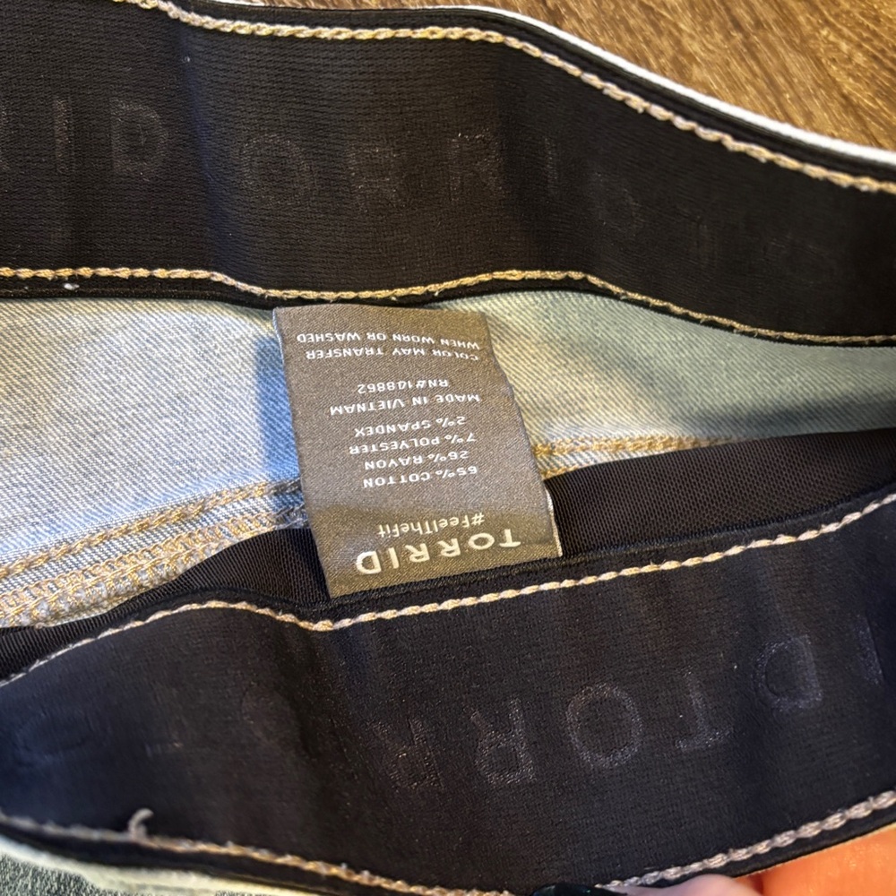 Torrid Light Blue Jean Shorts - Picture 4 of 5